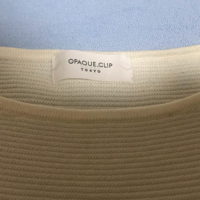 OPAQUE.CLIP(オペークドットクリップ)の白ニット レディースのトップス(ニット/セーター)の商品写真