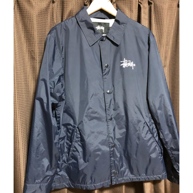 メンズSTUSSY ベーシックロゴ コーチジャケット