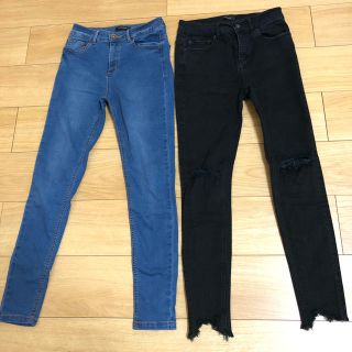 ジーナシス(JEANASIS)のJEANASISスキニーパンツ2枚セット(スキニーパンツ)