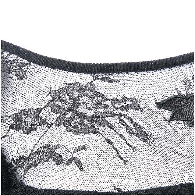 RyuRyu(リュリュ)の□レース切替刺繍ニット□ レディースのトップス(ニット/セーター)の商品写真
