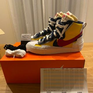 ナイキ(NIKE)のsupsup様専用ナイキ　ブレーザー　MID　SACAI　27.5(スニーカー)