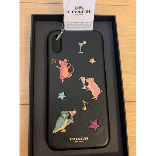 COACH iPhone X/XS ケース パーティーアニマル