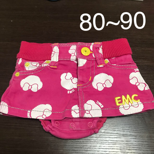 EARTHMAGIC(アースマジック)のアースマジック  スカート ピンク総柄 80〜90 キッズ/ベビー/マタニティのキッズ服女の子用(90cm~)(パンツ/スパッツ)の商品写真