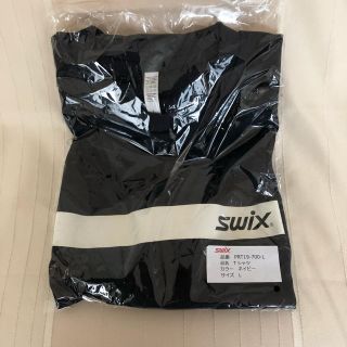 スウィックス(SWIX)の新品♫SWIX ネイビーTシャツ　Lサイズ(ウインタースポーツ)