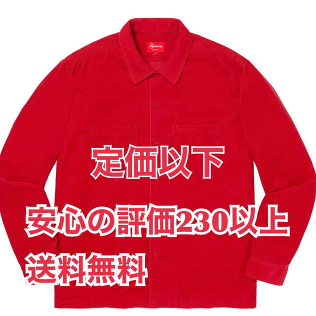 シュプリーム　Corduroy Shirt L