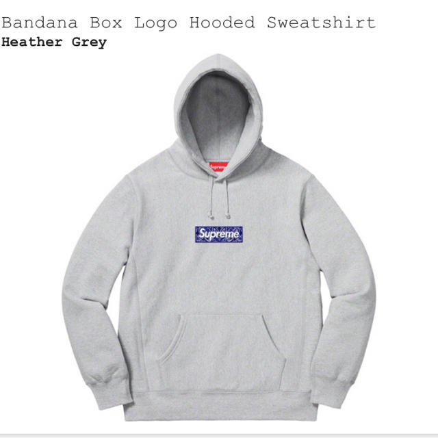 Supreme - Sサイズ Bandana Box Logo Hooded Sweatshirt