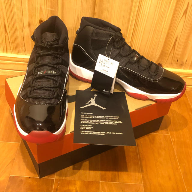 スニーカーAIR JORDAN11 BRED  29cm