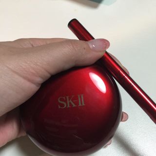 マックスファクター(MAXFACTOR)のSK2のファンデケースとアイライナー(アイライナー)