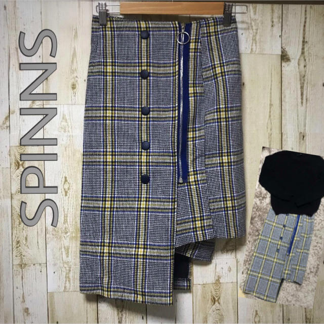 SPINNS(スピンズ)のチェック タイトスカート SPINNS レディースのスカート(ひざ丈スカート)の商品写真