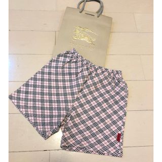 バーバリー(BURBERRY)のお値引きSALE☆BURBERRY☆ピンクノバチェック☆パンツ☆90(パンツ/スパッツ)