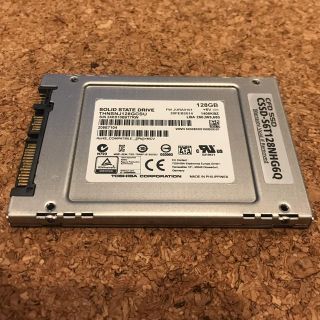 トウシバ(東芝)の東芝 2.5inch SSD 128GB CSSD-S6T128NHG6Q(PCパーツ)