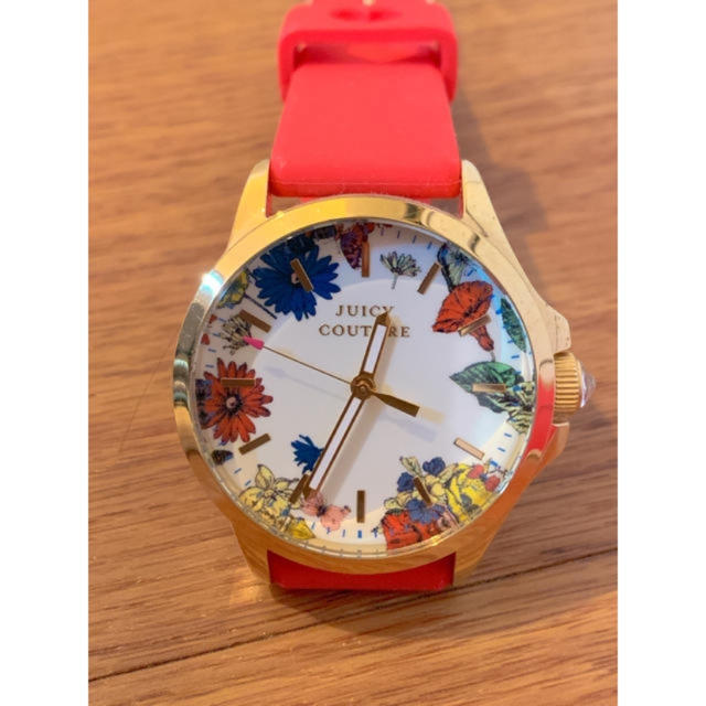 Juicy Couture ジューシークチュール 赤 花柄 腕時計の通販 by うみ's shop｜ジューシークチュールならラクマ