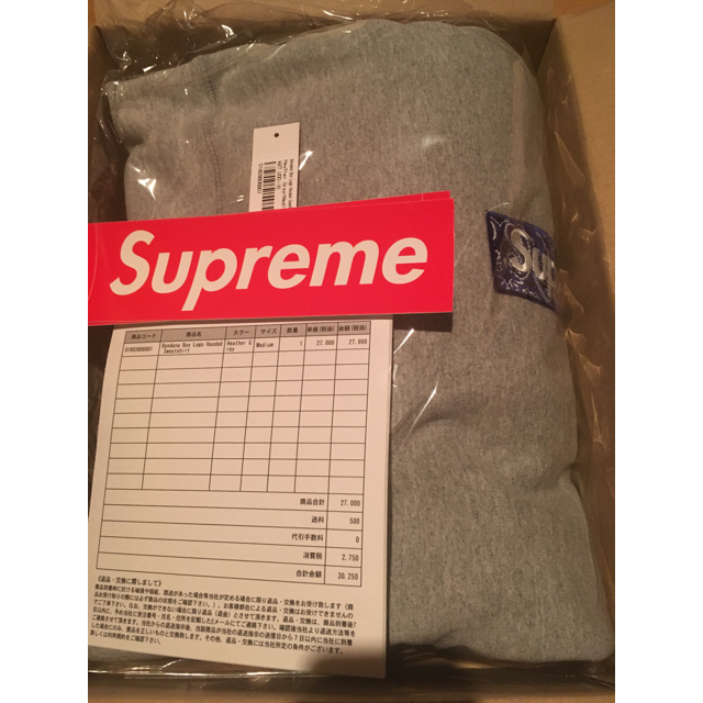 Bandana Box Logo Hooded Sweatshirtメンズ