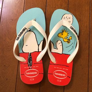 ハワイアナス(havaianas)の【新品未使用】havaianas スヌーピー (ビーチサンダル)