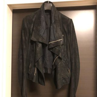 リックオウエンス(Rick Owens)のRick Owens  リックオウエンス  クラシックバイカー ライダース(ライダースジャケット)