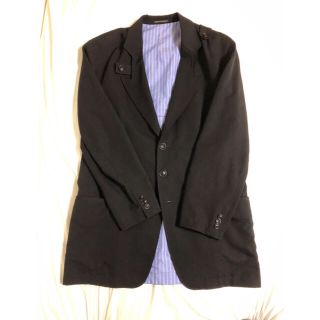 Yohji Yamamoto(ストライプ ・ テーラードジャケット)のフリマ Yohji Yamamoto(ストライプ ・ テーラードジャケット)のフリマ
