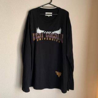 マルタンマルジェラ(Maison Martin Margiela)のマルジェラ  オーバーサイズフィット　リワークガーメント　ロンT　Size48(Tシャツ/カットソー(七分/長袖))