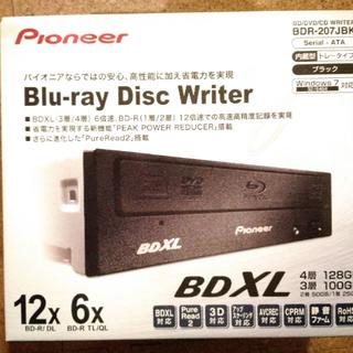 パイオニア(Pioneer)のPioneer blu-ray 内蔵ブルーレイドライブ BDR-207JBK(PCパーツ)