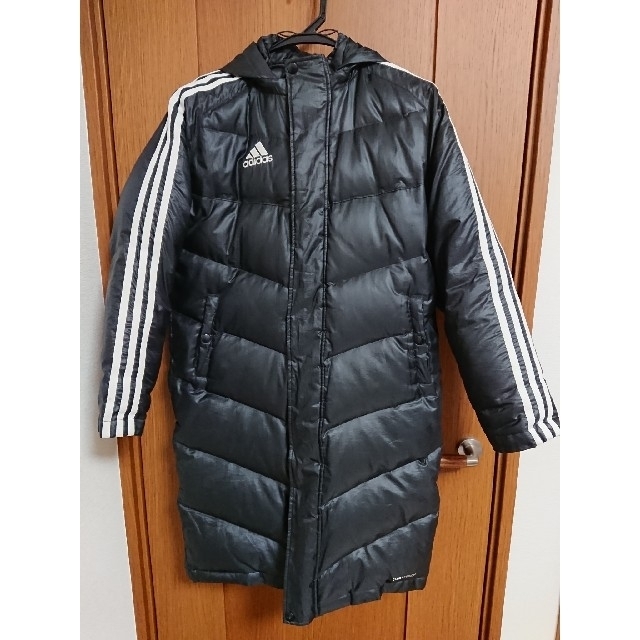 adidas(アディダス)の【最終値下げ】アディダス ベンチコート 150 キッズ/ベビー/マタニティのキッズ服男の子用(90cm~)(コート)の商品写真