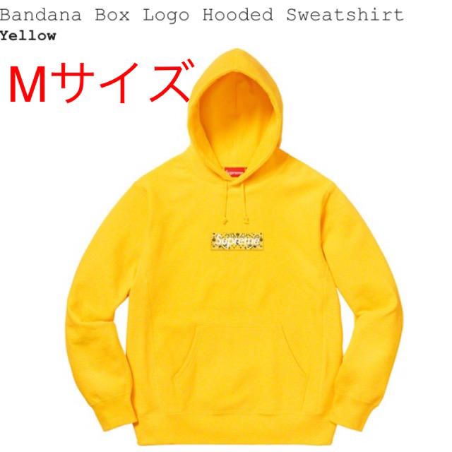 Mサイズ Bandana Box Logo Hooded Sweatshirt