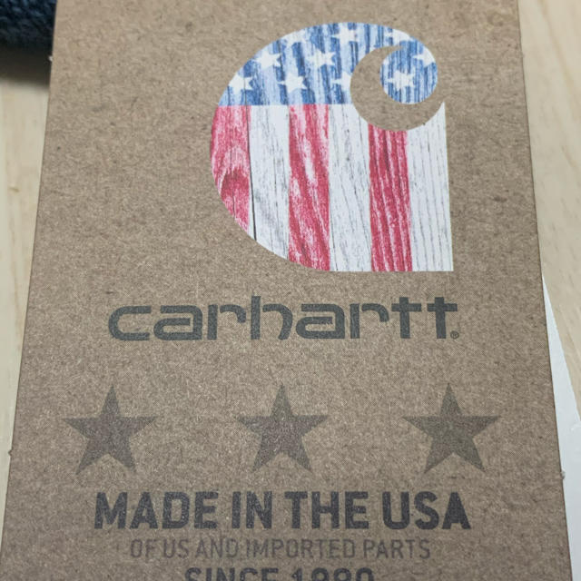 carhartt(カーハート)のカーハート　ニット帽　アメリカ製 メンズの帽子(ニット帽/ビーニー)の商品写真