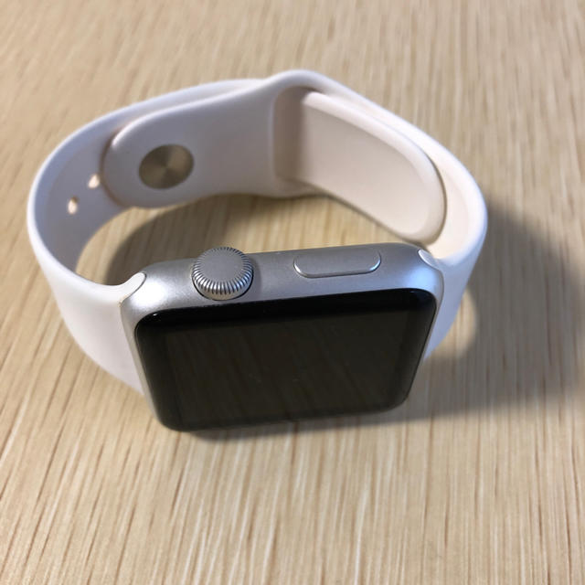 正規品 Apple 充電有 箱無 白バンド 42mm Sport 2015 Watch Apple - 腕時計(デジタル)