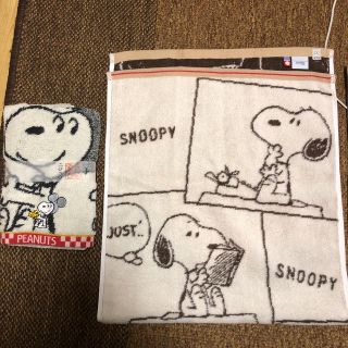 スヌーピー(SNOOPY)の新品 未使用   フェイスタオル  2枚  スヌーピー(タオル)