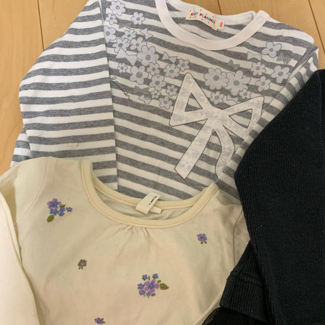 mezzo piano(メゾピアノ)のKP メゾピアノ  ４点セット キッズ/ベビー/マタニティのキッズ服女の子用(90cm~)(Tシャツ/カットソー)の商品写真