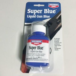 【新品・未使用】バーチウッド スーパーブルー ガンブルー液 90ml