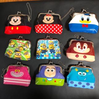 ディズニー(Disney)のミニがま口ポーチ 小銭入れ コインケース　2個300円(財布)