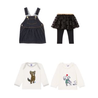 プチバトー(PETIT BATEAU)のtipe様専用♡プチバトー4点おまとめ(ワンピース)