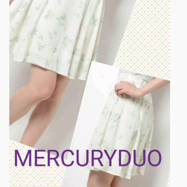 MERCURYDUO(マーキュリーデュオ)のマーキュリーデュオ 花柄スカート レディースのスカート(ミニスカート)の商品写真