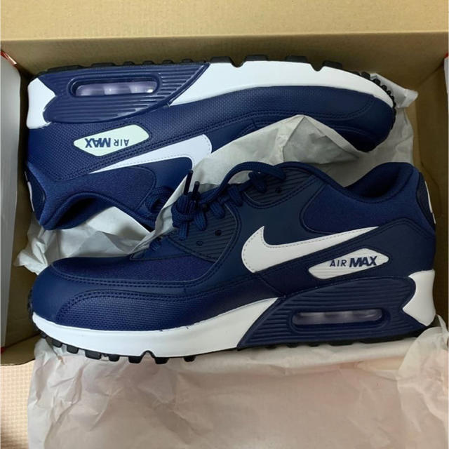 新品 NIKE AIRMAX 90 NAVY 27cm