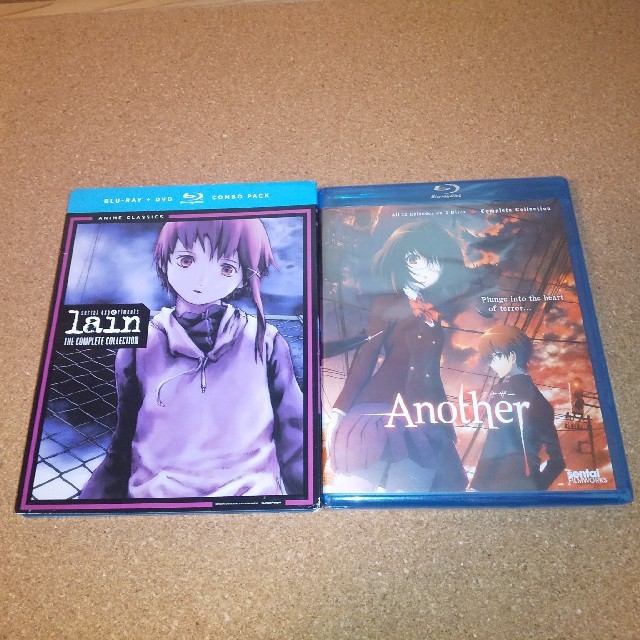 新品BD★Another アナザー 全12話 ブルーレイ,開封DVD★Lain