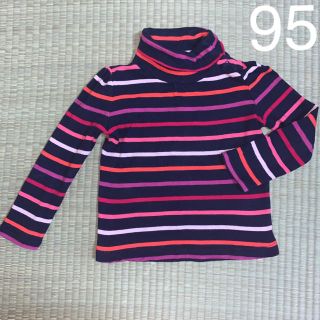 ベビーギャップ(babyGAP)のbaby Gap ボーダー柄タートルネック 95サイズ(Tシャツ/カットソー)