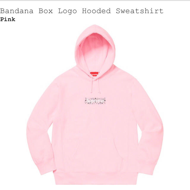 SupremeオンラインサイズXLサイズ Bandana Box Logo Hooded Sweatshirt