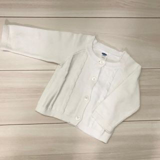 オールドネイビー(Old Navy)の【お値下げ】オールドネイビー　カーディガン　3-6m(カーディガン/ボレロ)