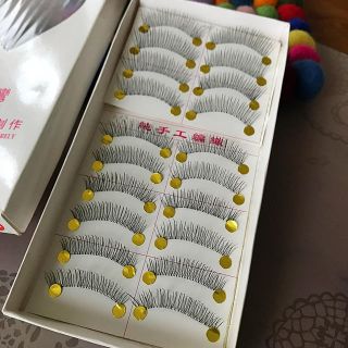 ナチュラル系☆つけまつ毛10set（台湾製:217/218）(つけまつげ)