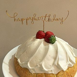 happy birthday ケーキトッパー(その他)