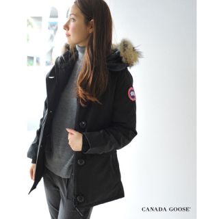 カナダグース(CANADA GOOSE)のカナダグース　シャーロット　S   黒(ダウンジャケット)