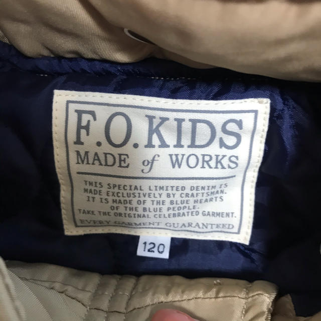 F.O.KIDS(エフオーキッズ)のエフオーキッズ コート ボア キッズ/ベビー/マタニティのキッズ服男の子用(90cm~)(コート)の商品写真