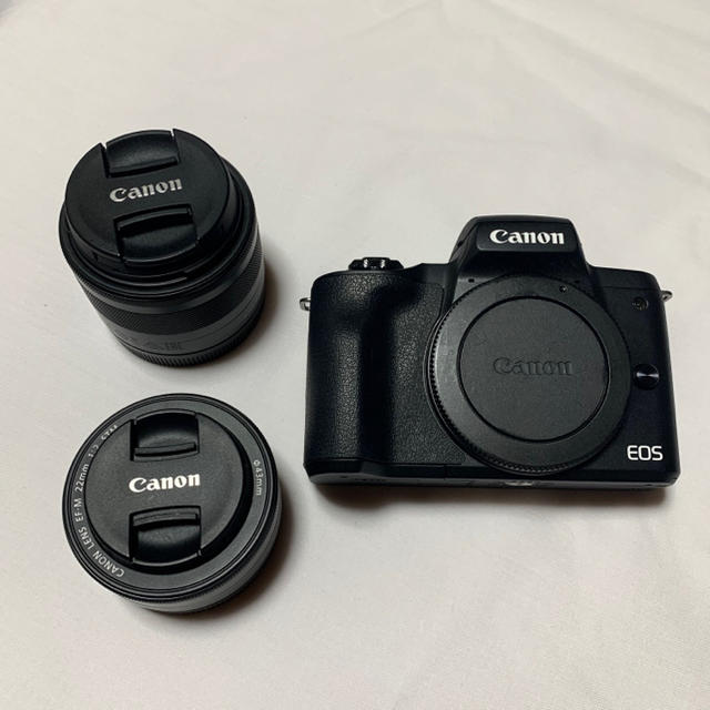魅力的な Canon - Canon ミラーレス一眼 EOS kiss M ミラーレス一眼
