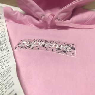 シュプリーム(Supreme)の19AW Supreme Bandana Box Logo Hooded (パーカー)