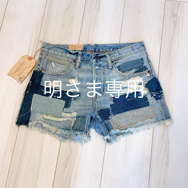 Denim & Supply Ralph Lauren(デニムアンドサプライラルフローレン)のDENIM&SUPPLY RALPH LAUREN デニムショートパンツ 新品 レディースのパンツ(デニム/ジーンズ)の商品写真