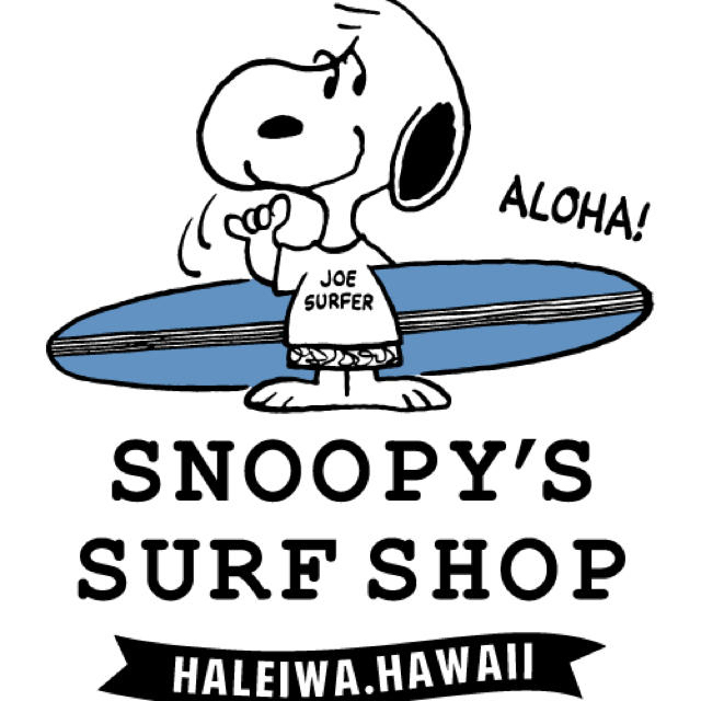 SNOOPY(スヌーピー)のSNOOPY’S SURF SHOP ステッカー 丸型  エンタメ/ホビーのおもちゃ/ぬいぐるみ(キャラクターグッズ)の商品写真