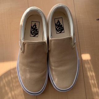 ヴァンズ(VANS)のVANS スリッポン ベージュ 23cm(スリッポン/モカシン)