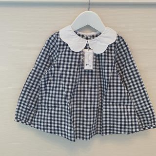 ジャカディ(Jacadi)の【うさぎ様 ご専用】ジャカディ 19AW ギンガムチェックブラウス 36m(Tシャツ/カットソー)