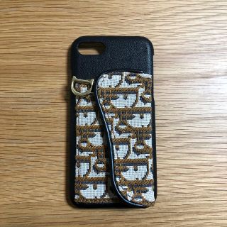 ディオール(Dior)のdiorスマホケースiPhoneケース7.8新品未使用手帳型カード入れ(iPhoneケース)