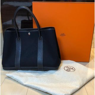 エルメス(Hermes)のHERMES×ガーデンパーティー pm〜ブラック(トートバッグ)