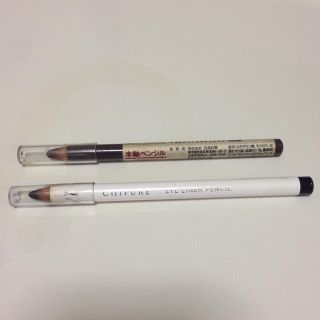 ムジルシリョウヒン(MUJI (無印良品))のペンシルアイライナー 黒&茶(アイライナー)